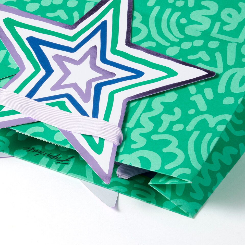 image 1 of Paperchase Medium Gift Bag - Artful