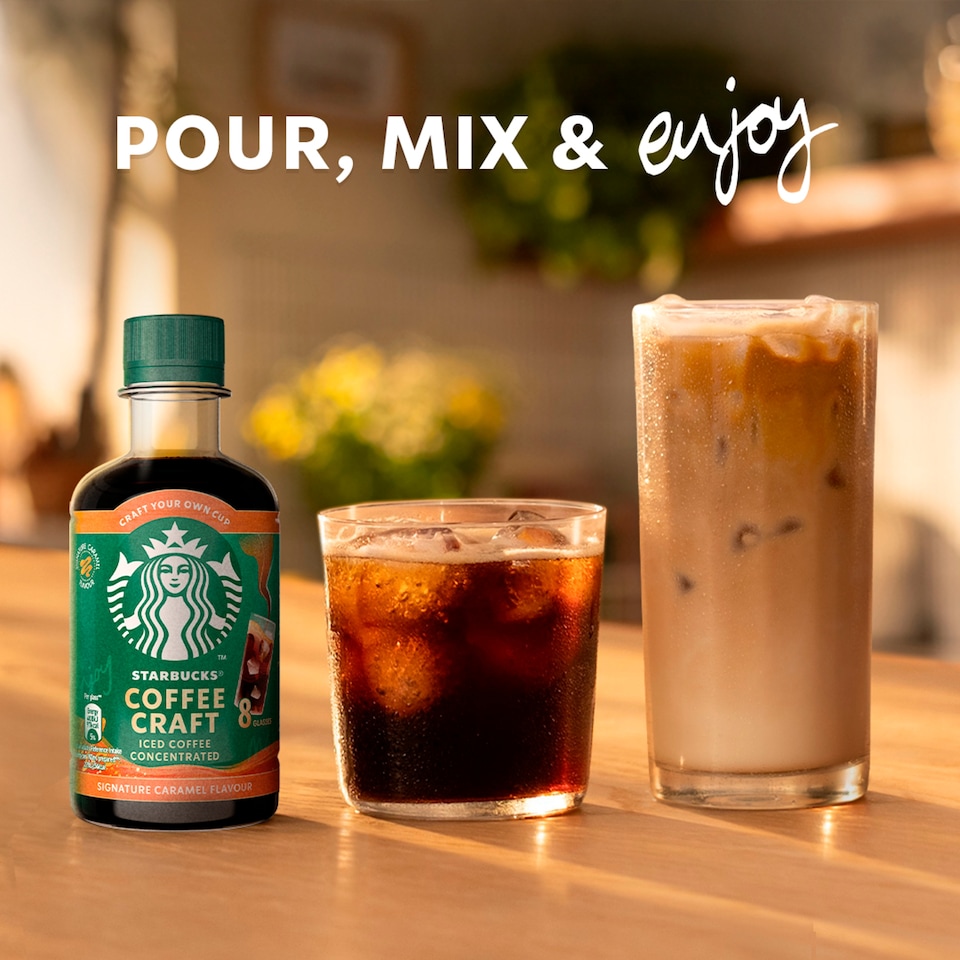 image 1 of Starbucks Iced Coffee Signature Caramel Flavour Concentrate 260ml
