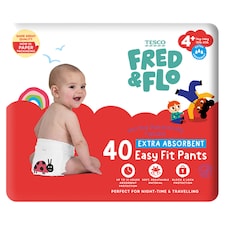 Fred & Flo Easy Fit Pants Size 4 Plus 40 Pack
