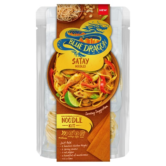 Blue Dragon Satay Noodle Meal Kit 230G Tesco Groceries