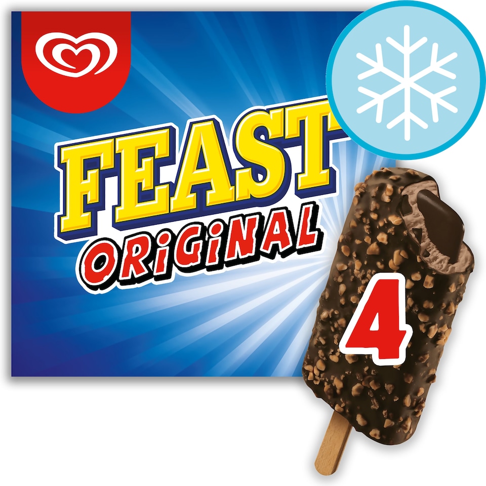 Feast Original Ice Cream 4X80ml