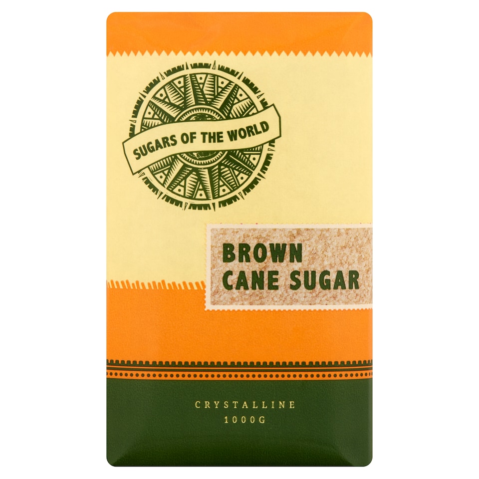 Sugars of the World barna nád kristálycukor 1000 g  1. kép