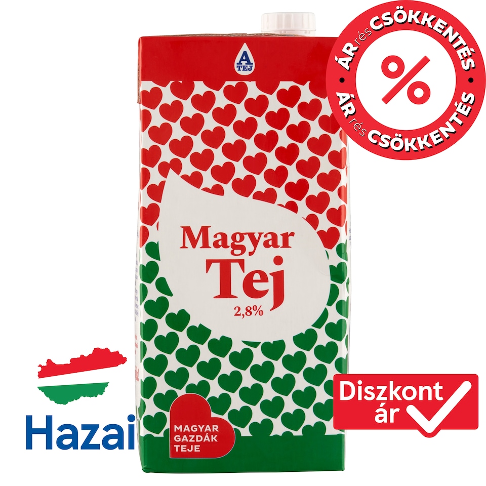 Magyar Tej UHT tej 2,8% 1 l  1. kép