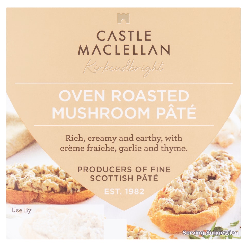 Castle Maclellan Oven Roasted Mushroom Pate 100G