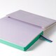 image 4 of Paperchase Artful Scribble A5 Fabric Notebook