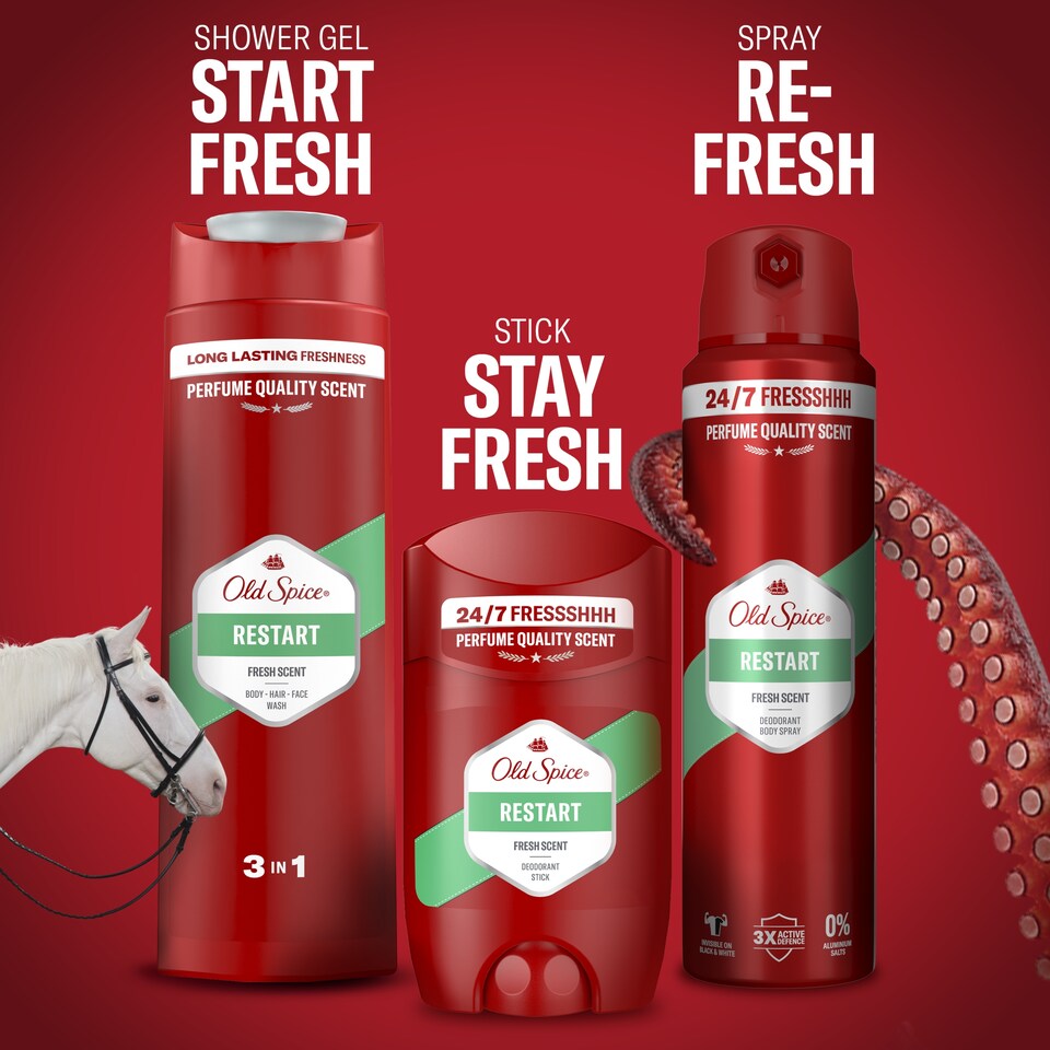 Obrázek 1 pro produkt Old Spice Restart Tuhý Deodorant Pro Muže 50ml