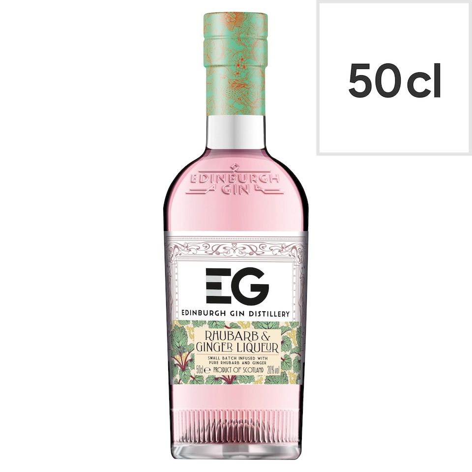 image 1 of Edinburgh Gin Distillery Rhubarb & Ginger Liqueur 50cl