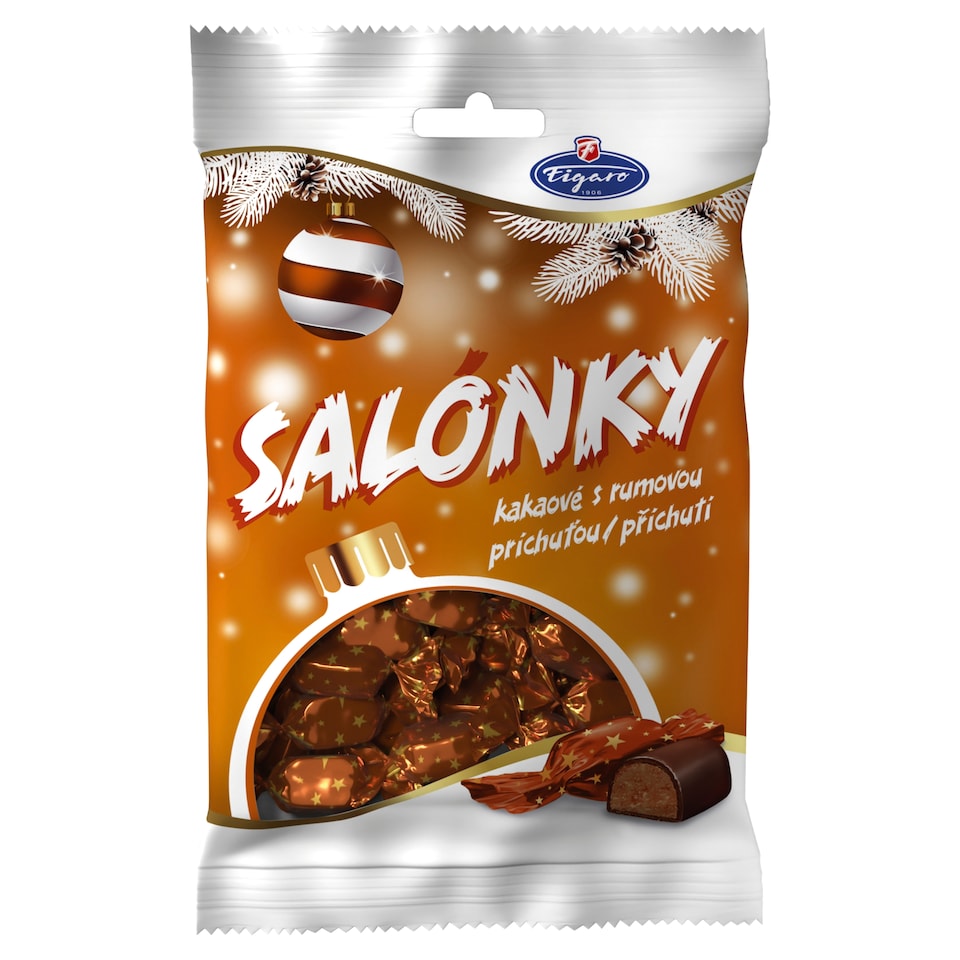 obrázok 1 z Figaro salónky kakaové s rumovou arómou 400 g 