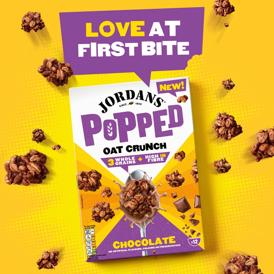 image 1 of Jordans Popped Oat Crunch Cereal - Chocolate 425g