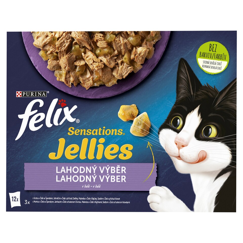 image 1 of FELIX Sensations Delicious Selection in Jelly with Lamb, Mackerel, Herring and Turkey 12 x 85 g