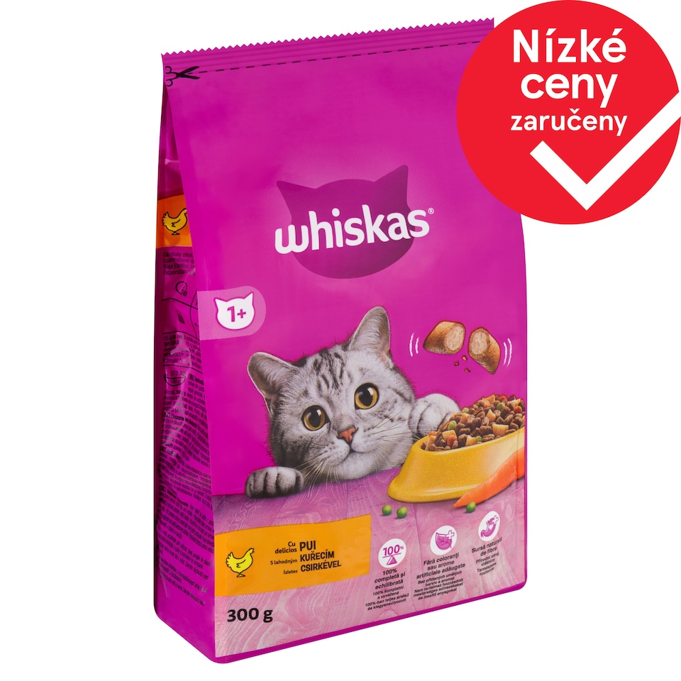 Whiskas S lahodným kuřecím 300g