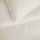 image 2 of F&F Home Bedding 100% Cotton Oxford Edge Duvet Set Natural Double