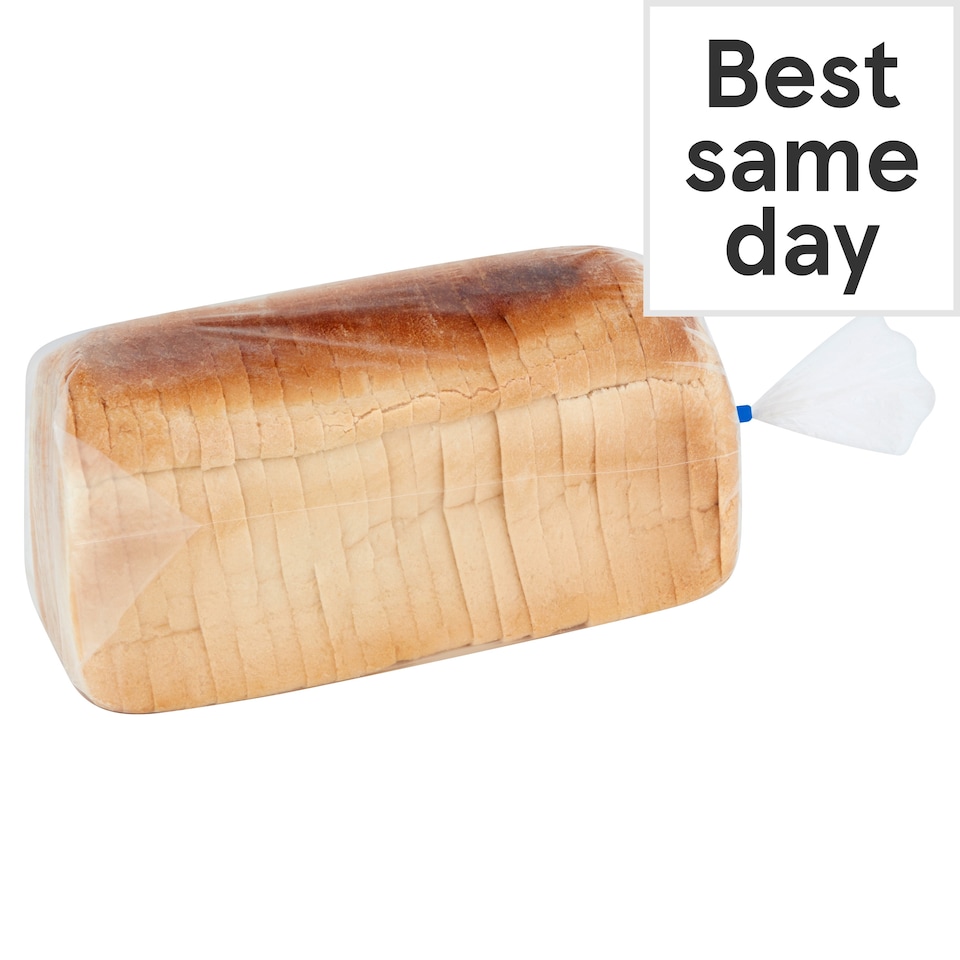 Tesco Crusty White Sandwich Loaf Sliced 800G
