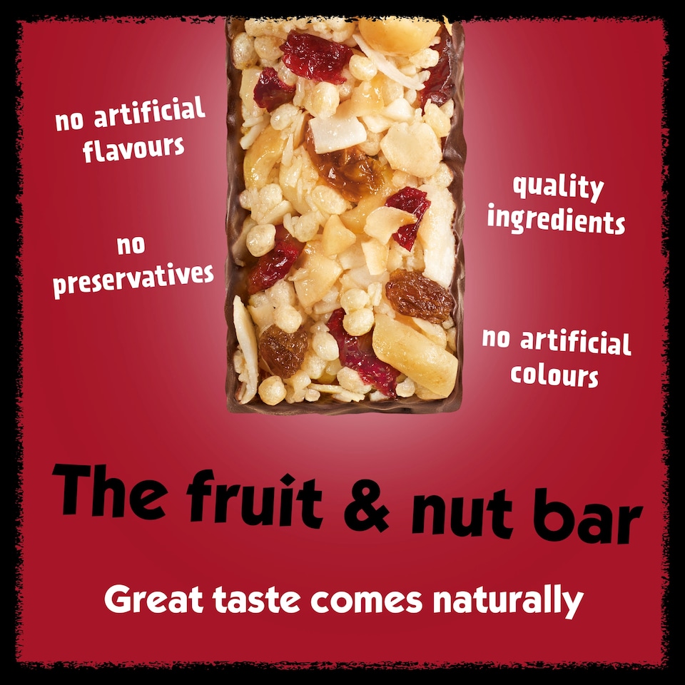 image 1 of Eat Natural Fruit & Nut Bar with Dark Chocolate, Cranberries & Macadamias 40g