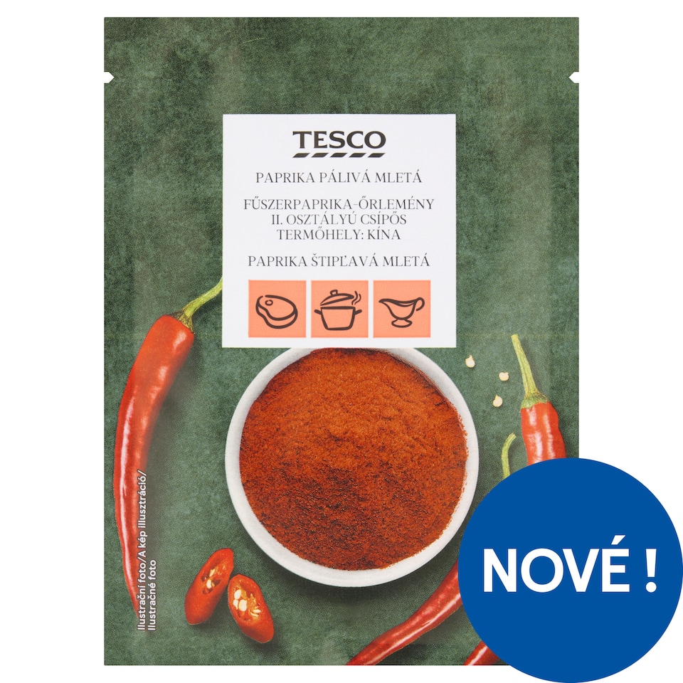 Tesco Paprika pálivá mletá 20g