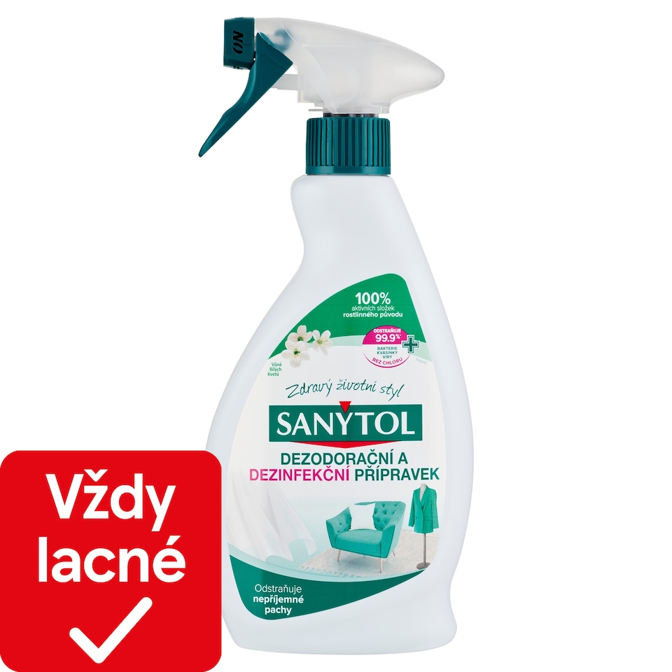 obrázok 1 z Sanytol Dezodoračný a dezinfekčný prípravok na textílie 500 ml