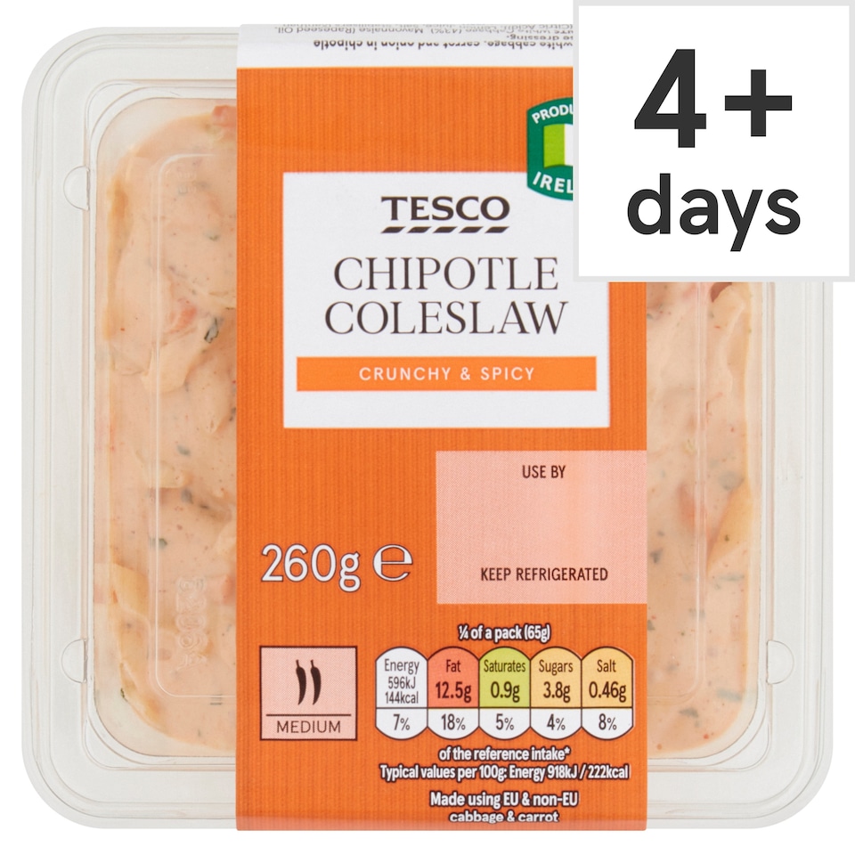 Tesco Chipotle Coleslaw 260G