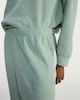 image 2 of F&F Towelling Textured Cuffed Pyjama Joggers in Green