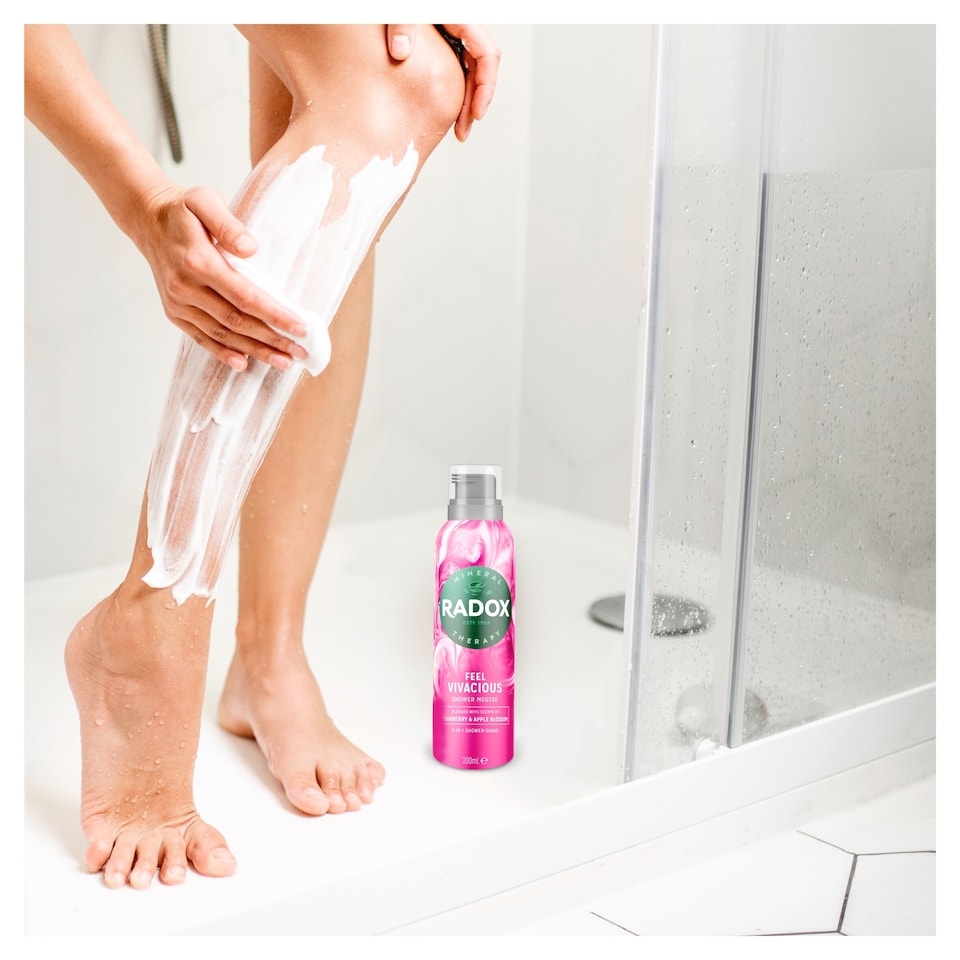 image 1 of Radox Feel Vivacious Shower Mousse 200Ml