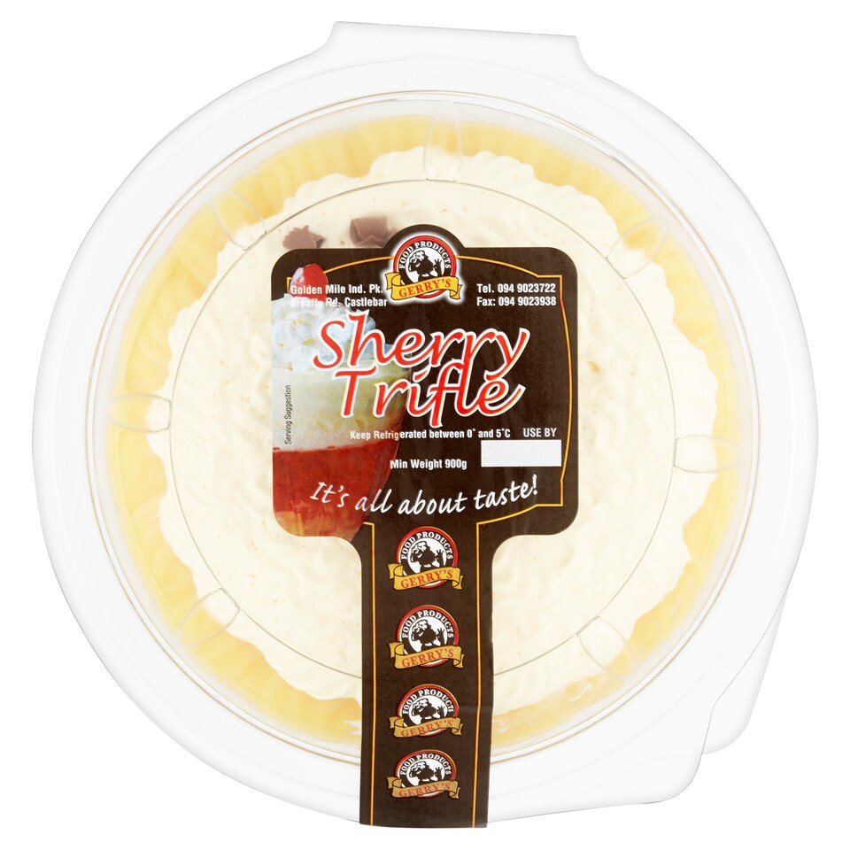 Gerry's Flavoured Sherry Trifle 900G