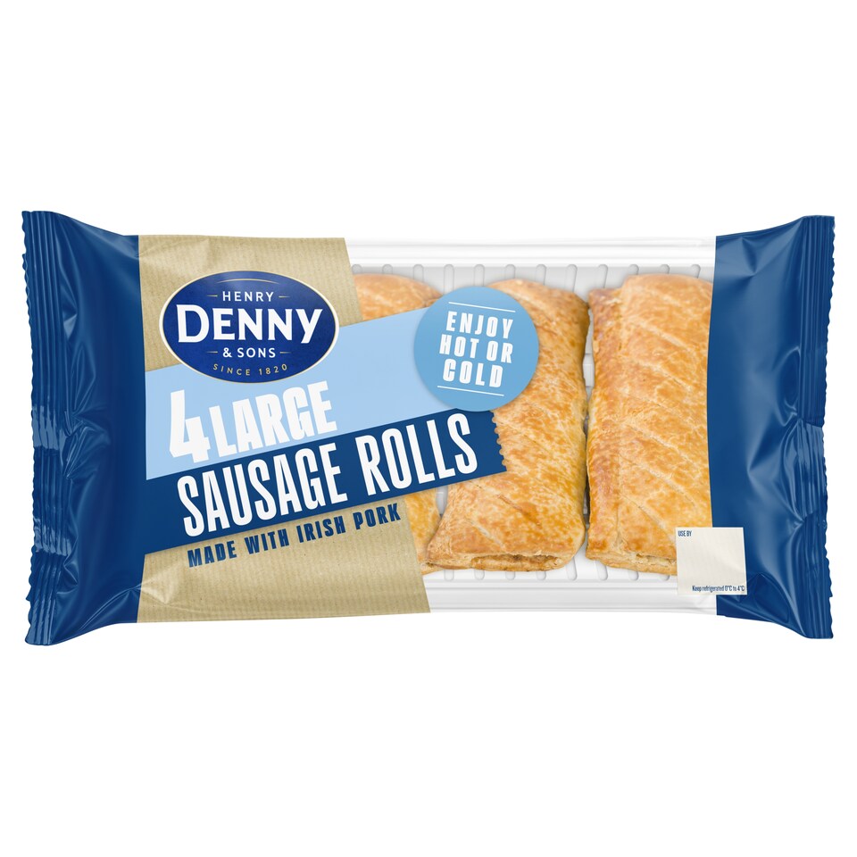 Denny Large Sausage Rolls 4 Pack 240g