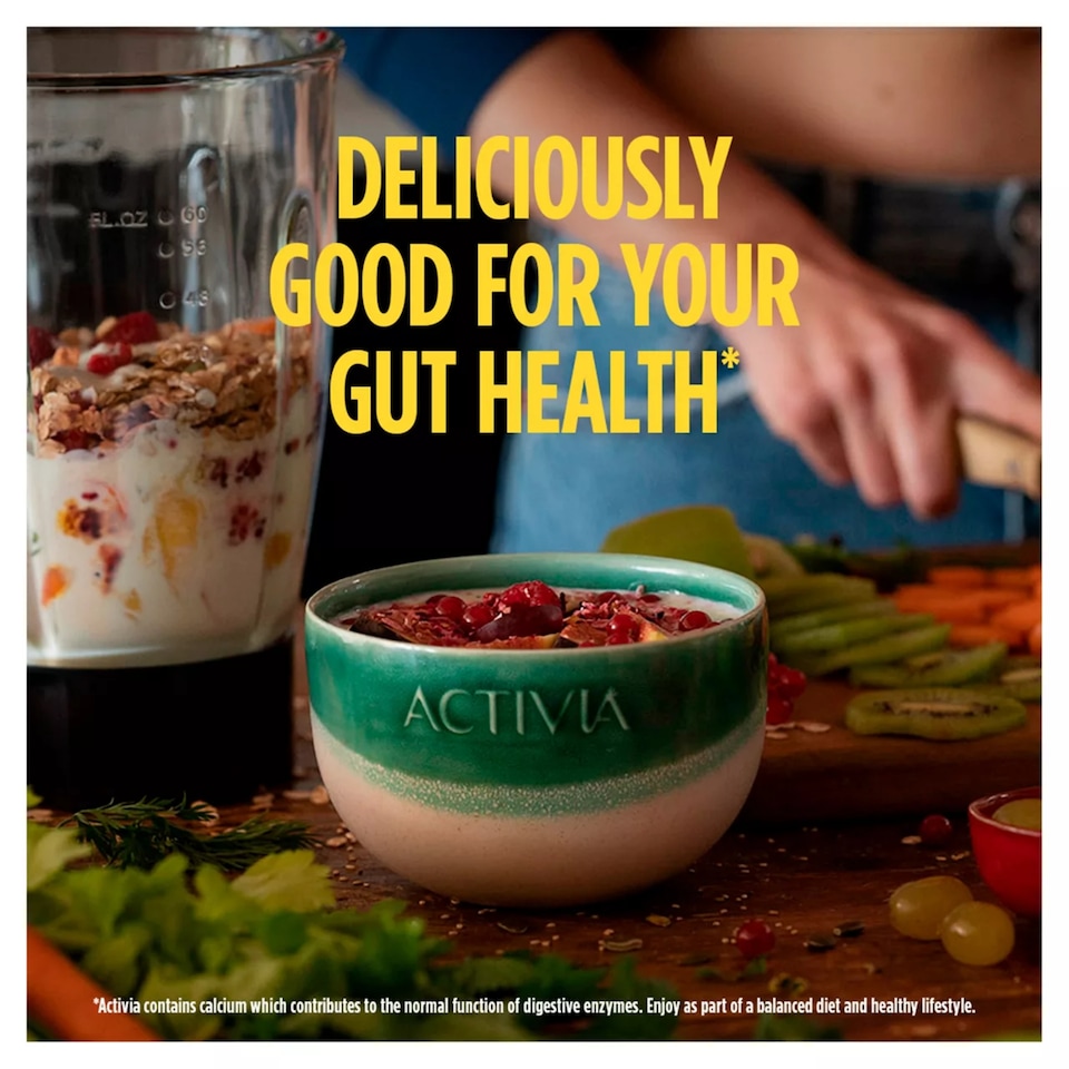 image 1 of Activia Fibre Gut Health Yoghurt - Walnut & Oat 4x115g