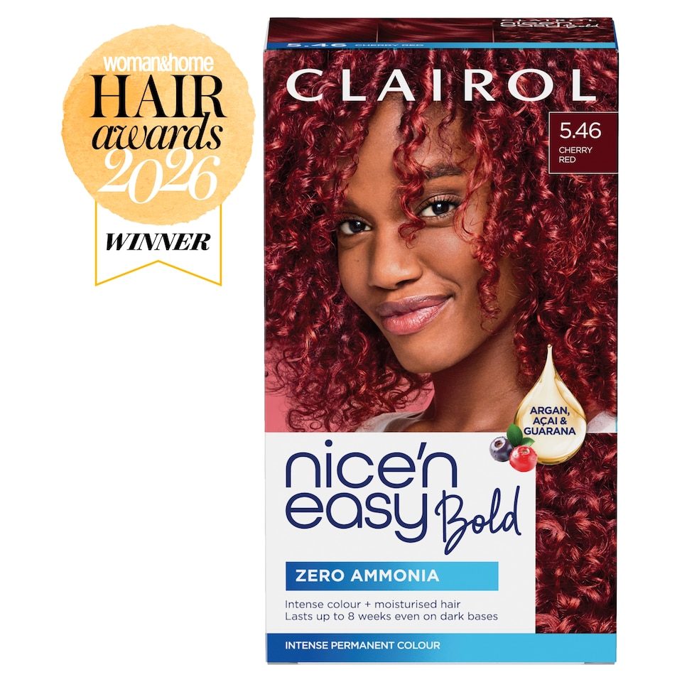 image 1 of CLAIROL NICE'N EASY BOLD PERMANENT HAIR DYE - 5.46 CHERRY RED