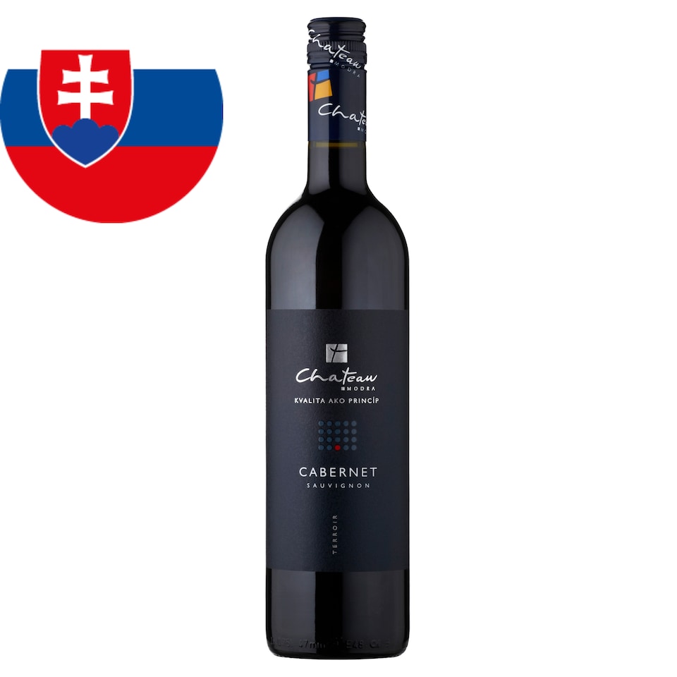 Chateau Modra Cabernet Sauvignon Slovak Quality Varietal Wine Dry Red Wine 0.75 L