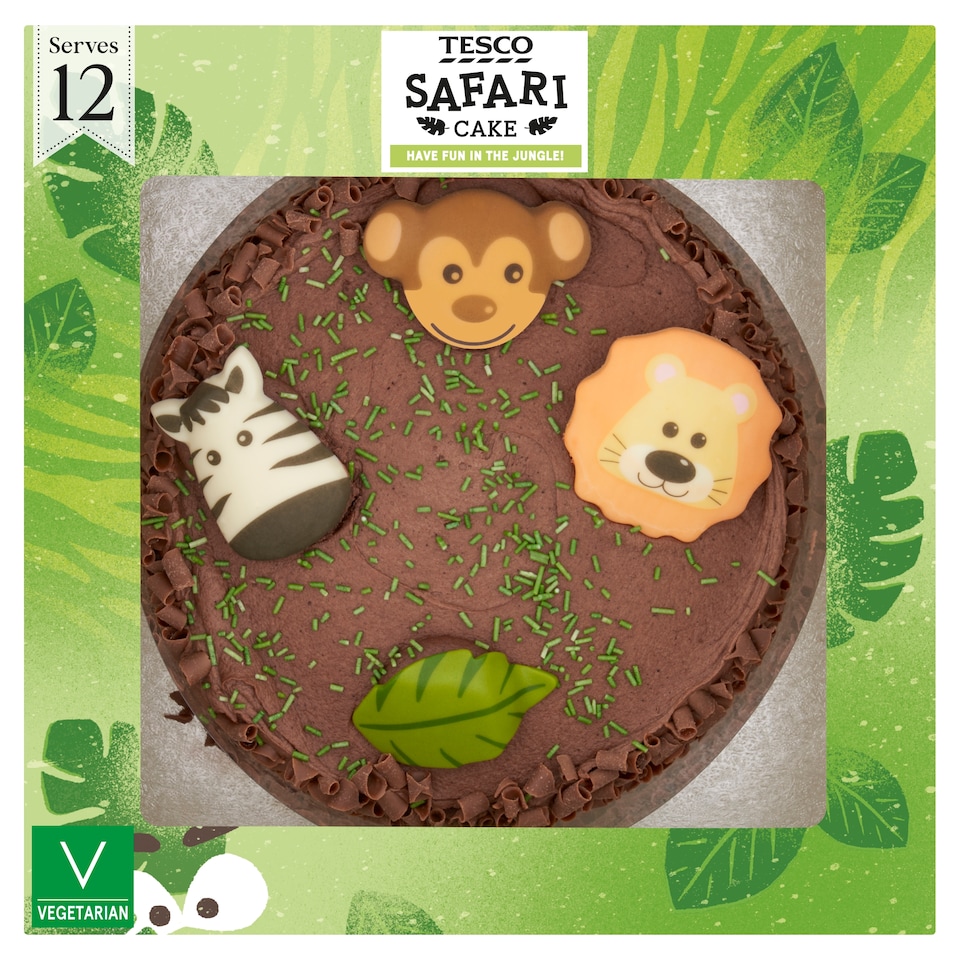 Tesco Chocolate Safari Cake