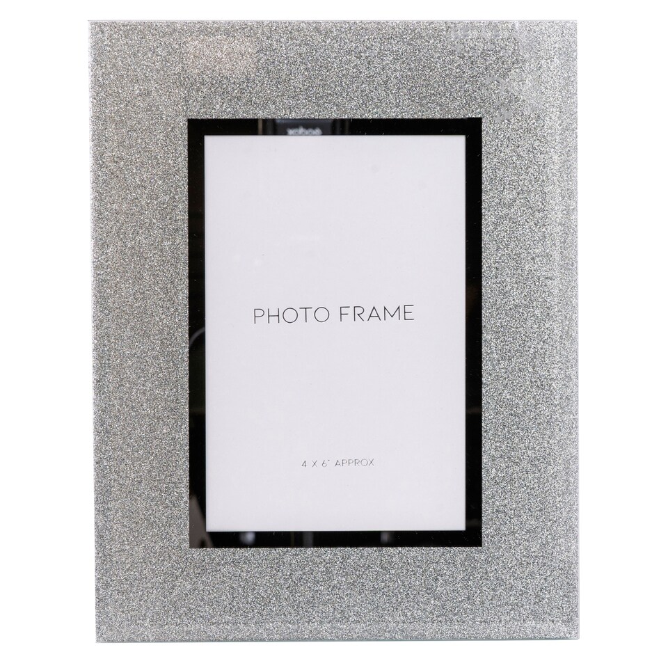 Candlelight Sparkle Glass Photo Frame 4X6