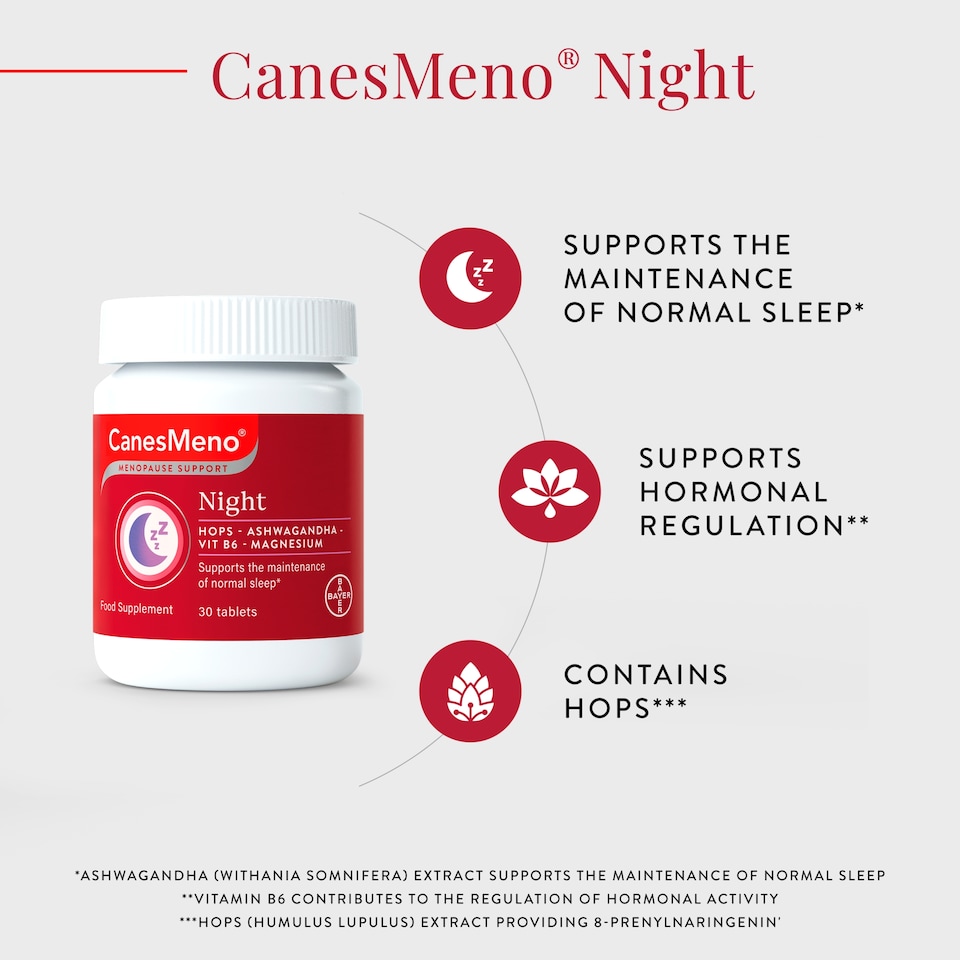 image 1 of CanesMeno Menopause Support Night 30 tablets