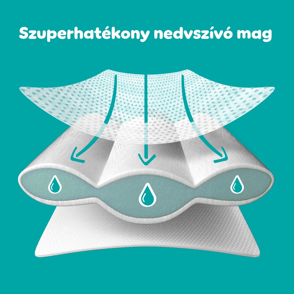 Pampers Active Baby Pelenka, Méret: 3, 66 db Pelenka, 6kg-10kg  1. kép