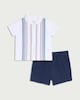 image 1 of F&F Baby 2-Piece Pure Cotton Set in Blue