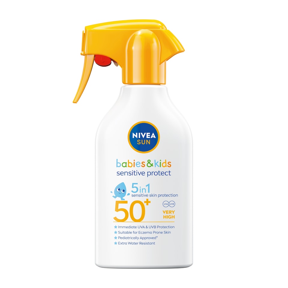 image 1 of NIVEA SUN Babies & Kids Sensitive Protect Trigger Spray SPF50+ 250ml​
