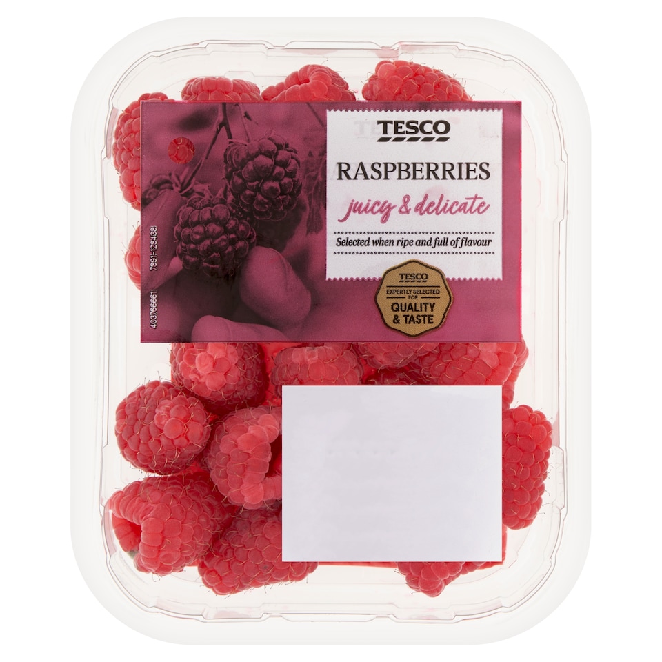 Tesco Raspberries 125 g