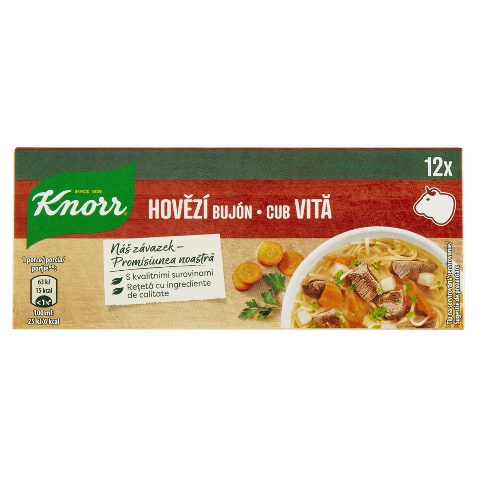 image 1 of Knorr Beef Broth 12 x 10g (120g)