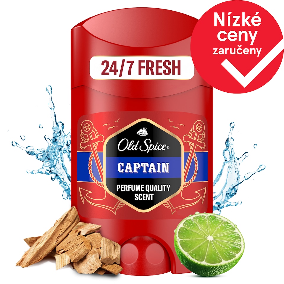 image 1 of Old Spice Captain Men's Deodorant Stick 50ml