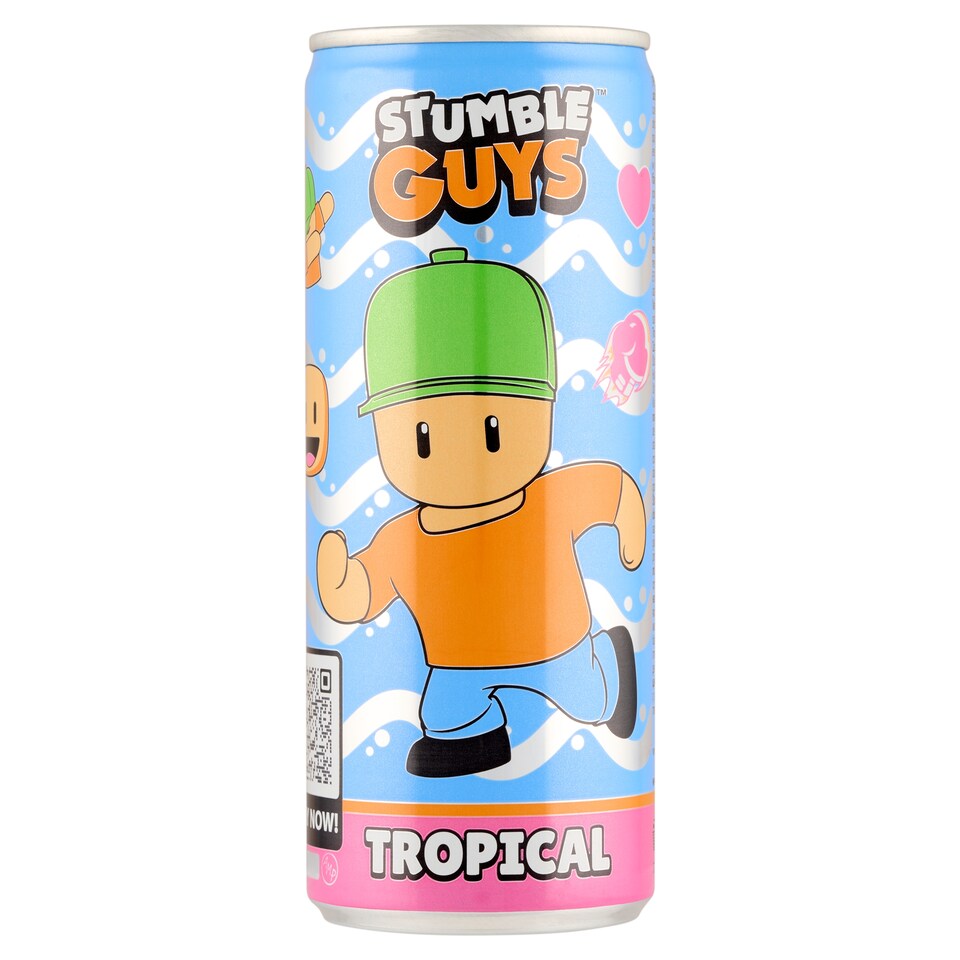 Vitamizu Stumble Guys tropical-mangó ízű ital, cukorral és édesítőszerrel 250 ml