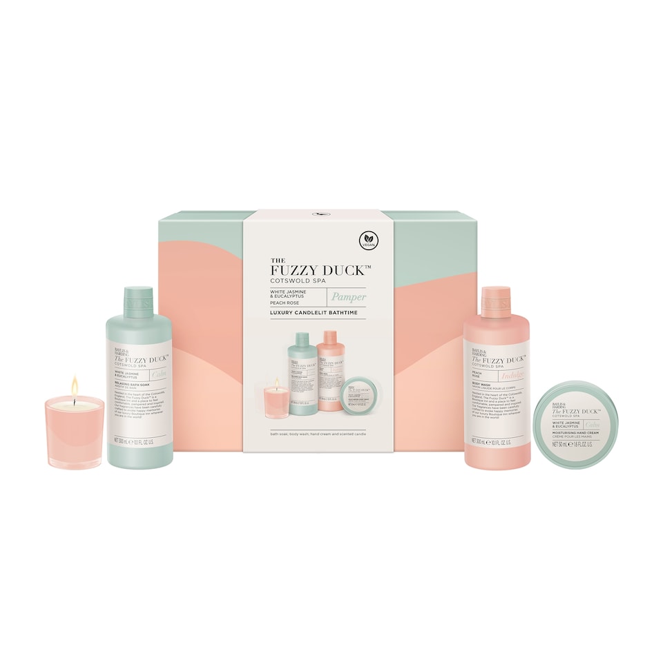 image 1 of Baylis & Harding The Fuzzy Duck Cotswold Spa Luxury Candlelit Bathing Gift Set