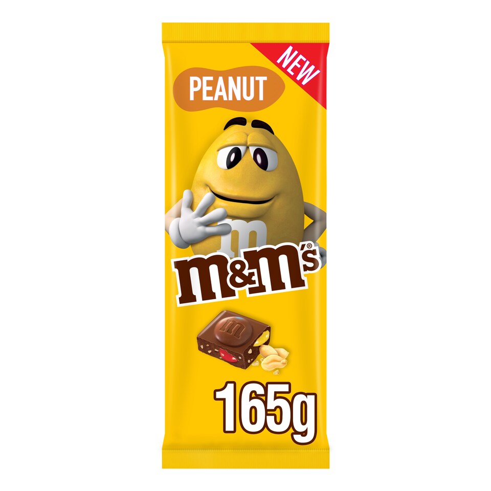 M&M's Peanut Milk Chocolate Block 165G
