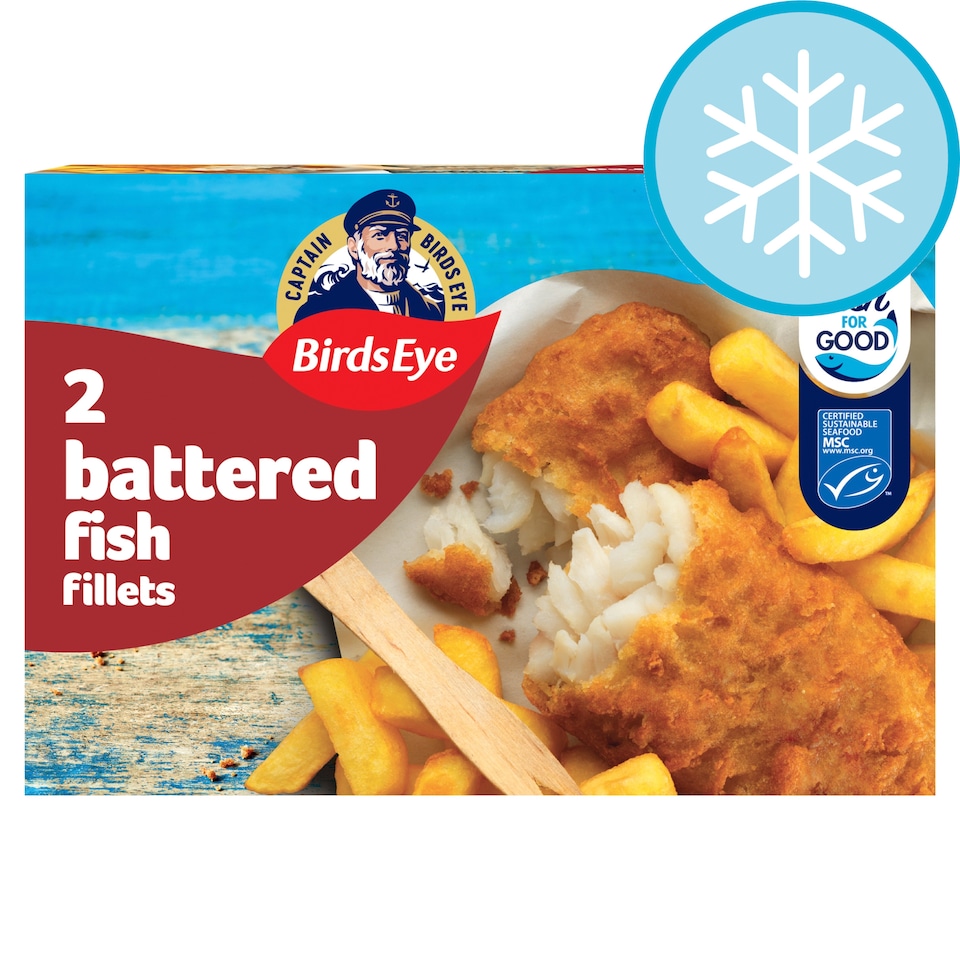 image 1 of Birds Eye 2 Battered Fish Fillets 200G