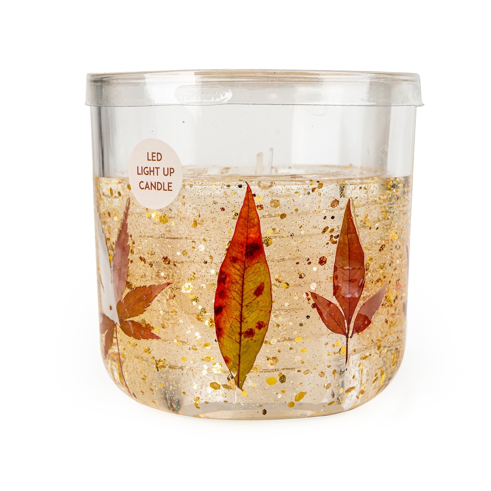 CANDLELIGHT Autumn Leaf Light Up Candle 70g
