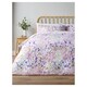 image 1 of Tesco WWF Watercolour Floral Duvet Set King