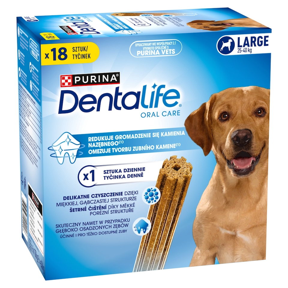 image 1 of Purina Dentalife Oral Care Large 25-40 kg Supplementary Food for Adult Dogs 6 x 106 g (636 g)