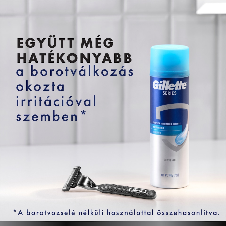 Gillette Mach3 Charcoal Férfi Borotvabetétek, 5 3 Pengés Borotvabetétek  1. kép
