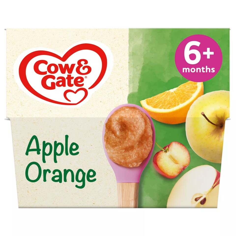 Cow & Gate Pots Apple Orange Accerola 4x100g
