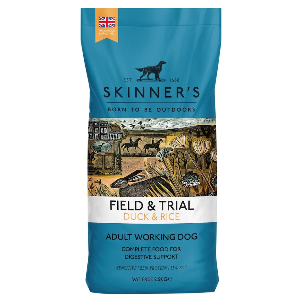 Skinner's Field & Trial Duck and Rice Adult Dog Food 2.5kg