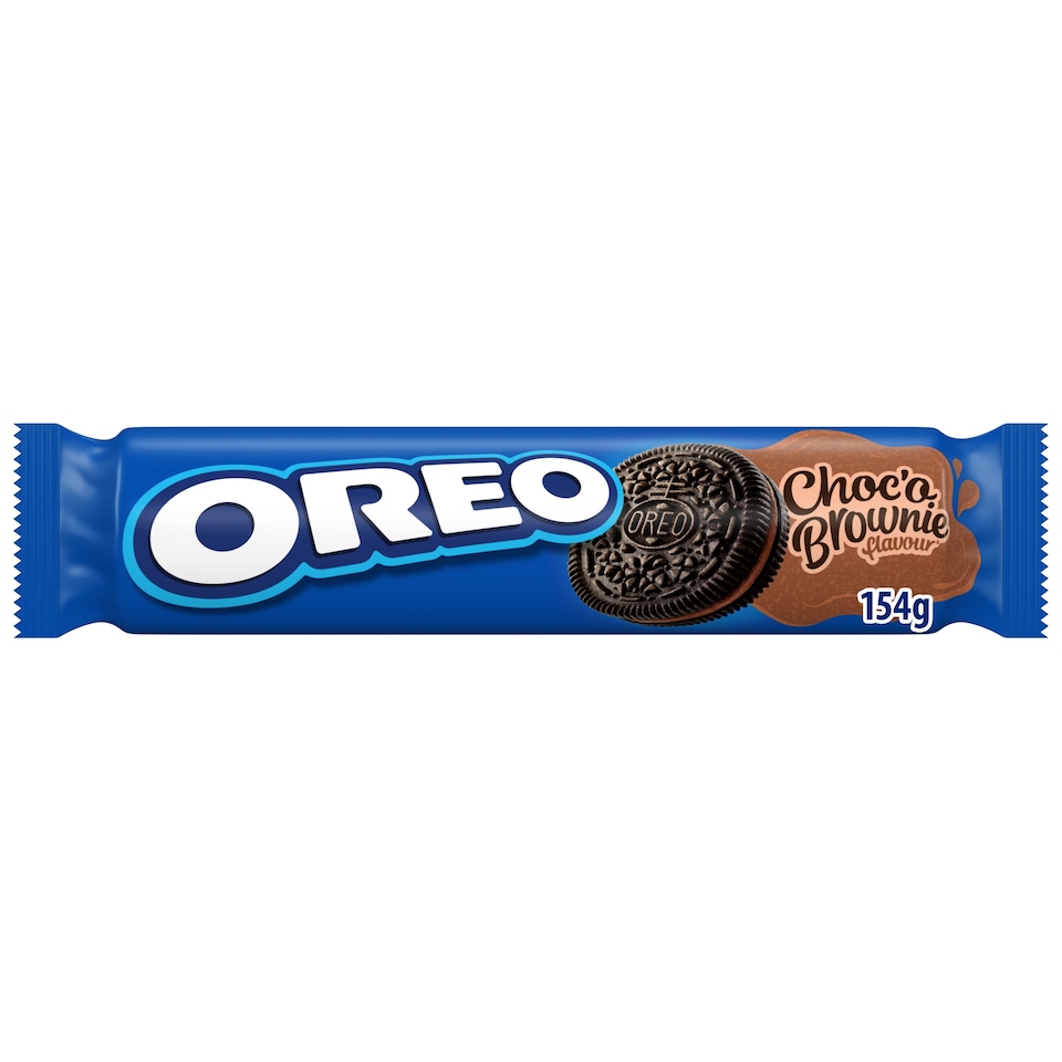 image 1 of Oreo Chocolate Brownie Cookie Sandwich Biscuits 154g