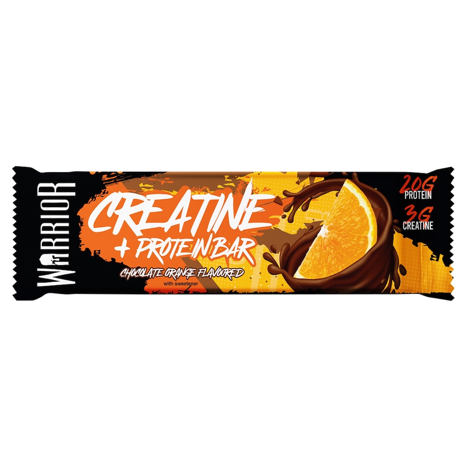 Warrior Creatine Chocolate Orange Protein Bar 75g
