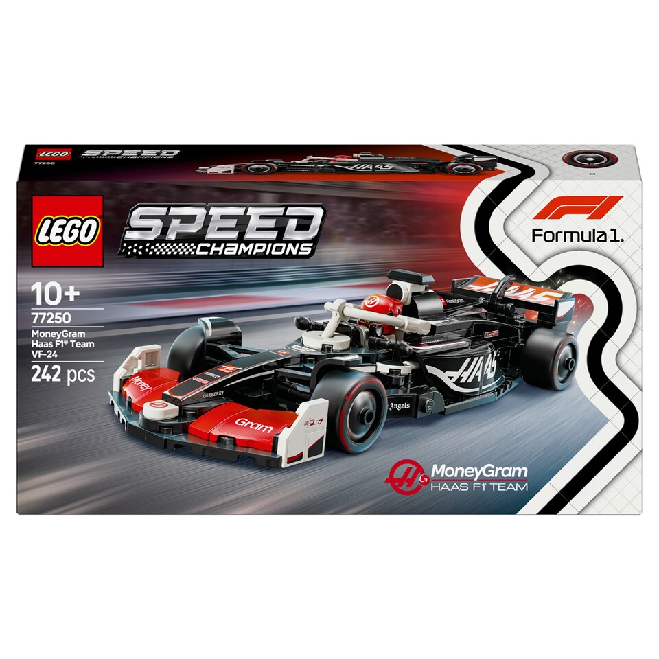 image 1 of LEGO Speed Champions 77250 Moneygram Haas F1 Team Vf-24 Race Car